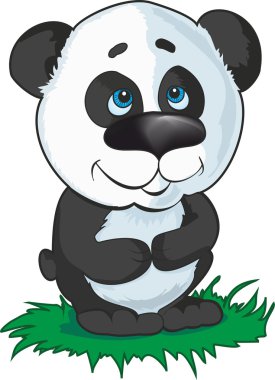vektör karikatür panda