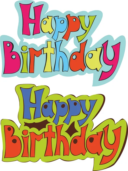 Happy Birthday — Stock Vector