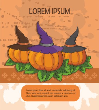 Cadılar Bayramı kartı