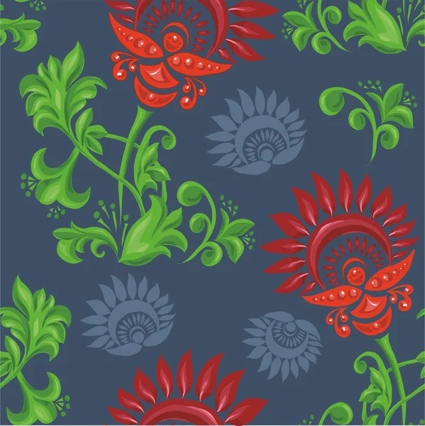 Pattern with beautiful stylized pattern — Stock Vector