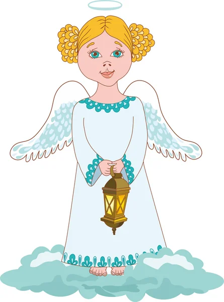 Anioł dziewczyna — Wektor stockowy