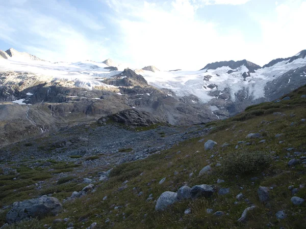Alpine mountain. gauli glacier — Stock Photo, Image