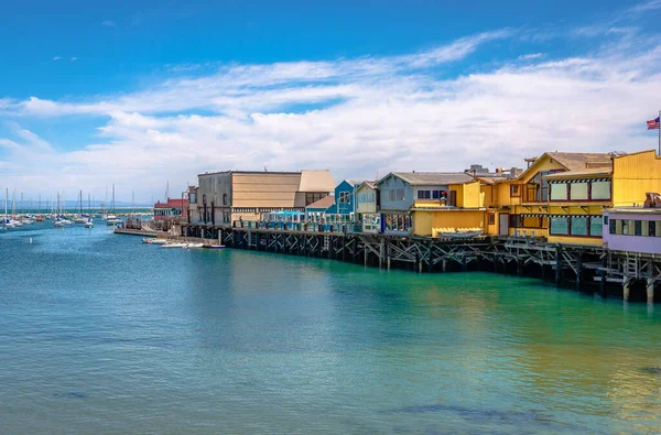 Old Fisherman Wharf Monterey California Used Active Wholesale Fish Market — Stock Photo, Image