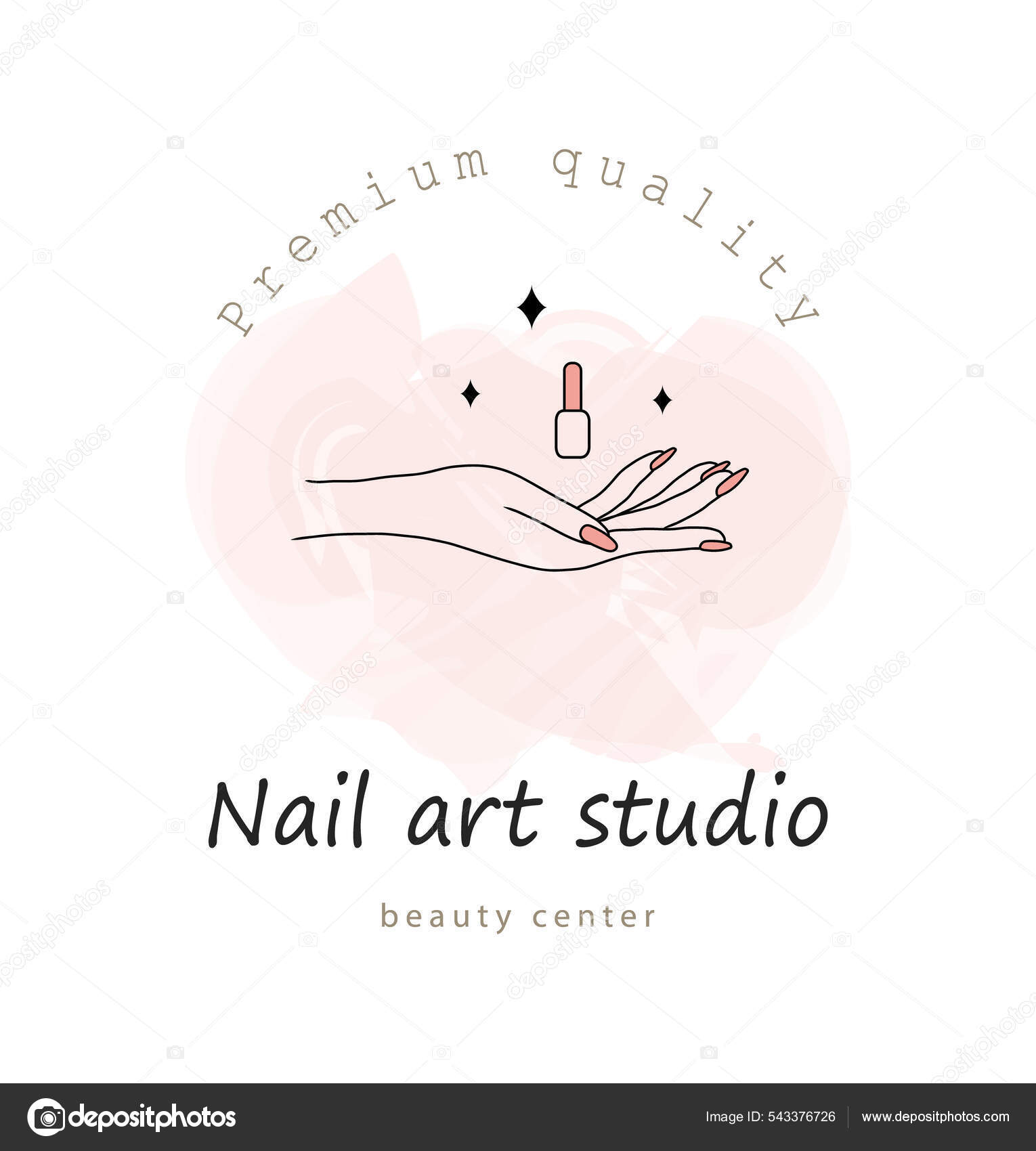 Nail studio logo Stock Vector by ©Sini4ka 249481946