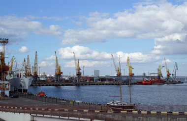 Kargo limanında odessa