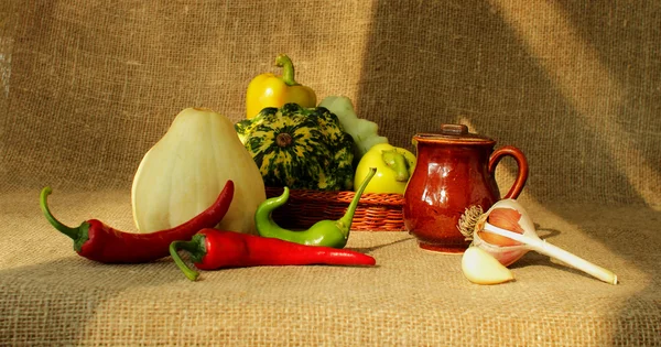 Färska grönsaker för matlagning — Stockfoto
