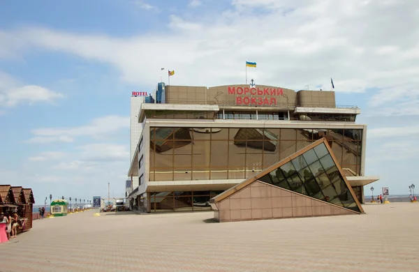 Odessa, Ukrayna, 14 Haziran 2014 bina maritime station — Stok fotoğraf