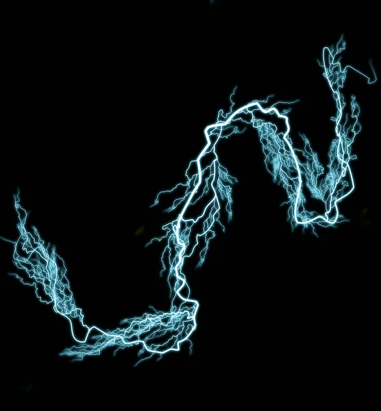 Thunderbolt Realistic Lightning Electricity Thunder Light Storm Flash Thunderstorm Cloud — Stockfoto