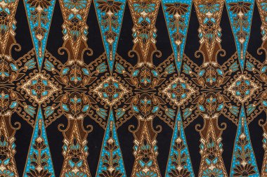 güzel Asyalı çiçek batik desenler & motifleri