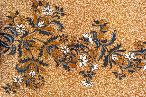 Beautiful Asian Floral Batik Patterns & Motifs — Stock Photo, Image