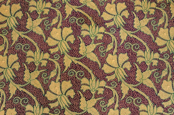 Indah Asia Floral Batik Pola & Motif — Stok Foto