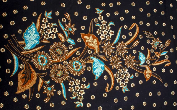 Beautiful Asian Floral Batik Patterns & Motifs — Stock Photo, Image