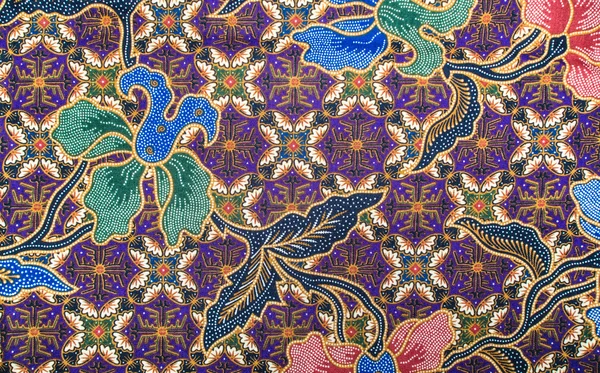 güzel Endonezya çiçek batik desenler & motifleri