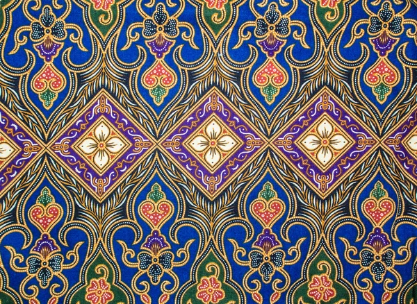 Güzel Endonezya çiçek batik desenler & motifleri — Stok fotoğraf