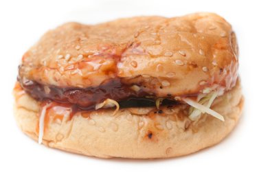 vıcık vıcık sağlıksız ev yapımı hamburger
