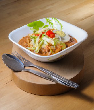 Penang laksa - baharatlı Malezya çanak