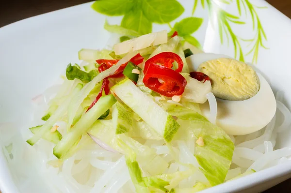 Penang laksa - baharatlı Malezya çanak — Stok fotoğraf