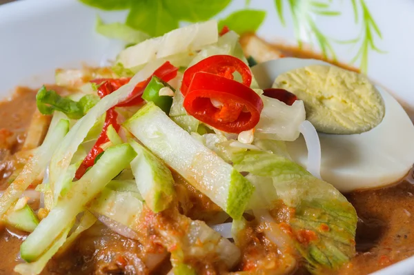 Penang laksa - baharatlı Malezya çanak — Stok fotoğraf