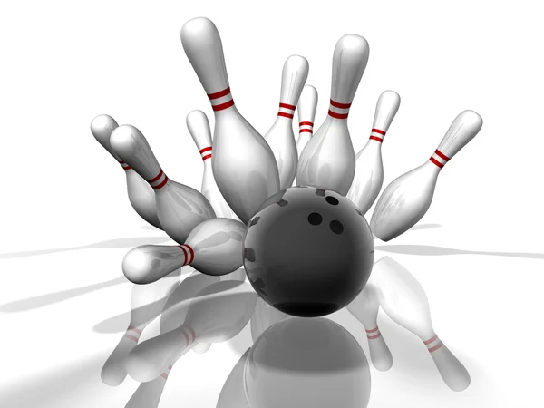 Grève de bowling — Photo