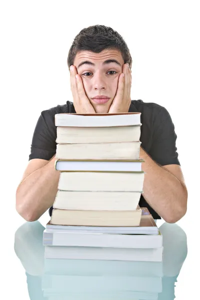 Estudiante estresado — Foto de Stock