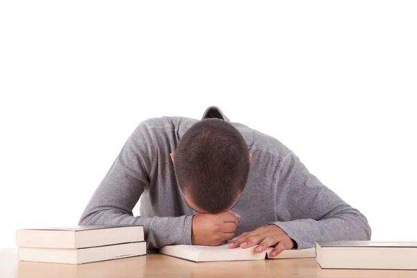 Estudante estressado — Fotografia de Stock