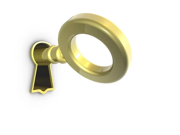 Golden Key — Stock Photo, Image