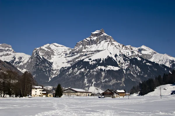 Alpi vista montagna — Foto Stock