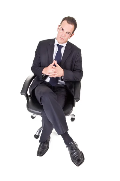 Businessman on Chair — Stock Photo, Image