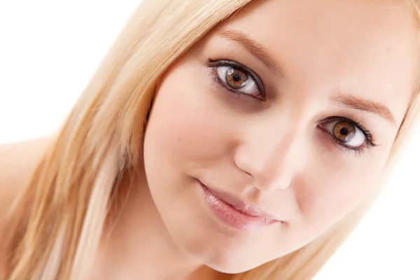 Pretty Young Lady Close up — Stock Photo, Image