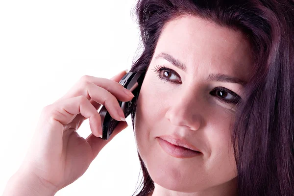 Beautiful Woman on the Phone — Stock Photo, Image