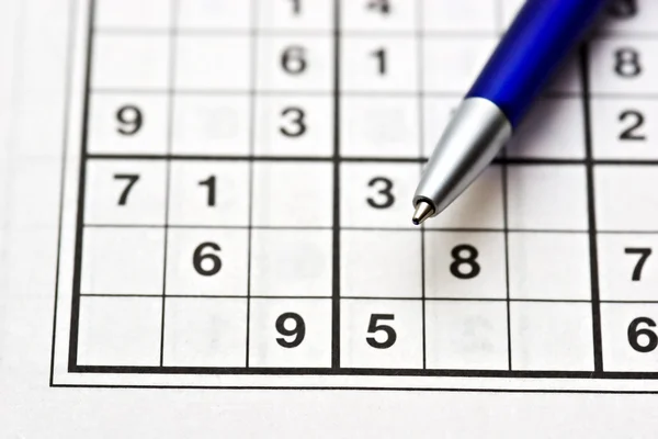 Sudoku. — Zdjęcie stockowe