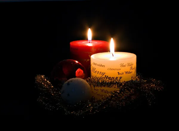 Christmas Candles — Stock Photo, Image