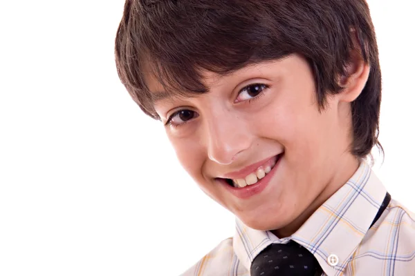 Jonge jongen glimlachen — Stockfoto