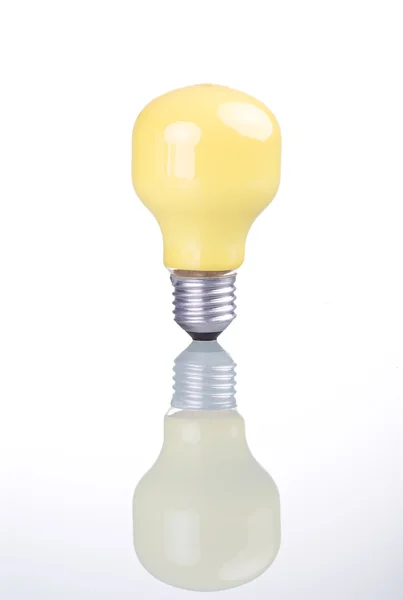 Lampadina giallo — Foto Stock