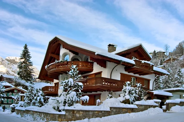 Casa de Inverno — Fotografia de Stock