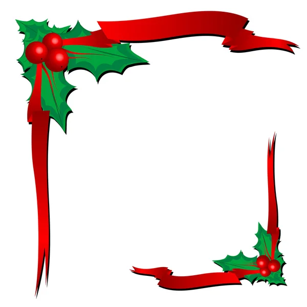 Ilustración de adornos de Navidad — Vector de stock