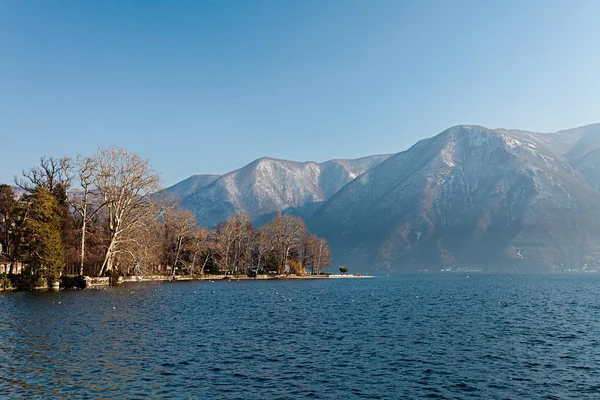 Lago Lugano — Fotografia de Stock