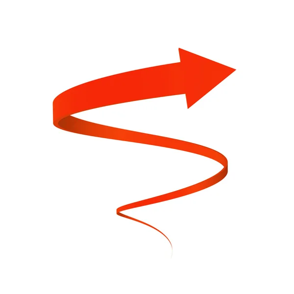 Kırmızı sarmal ok