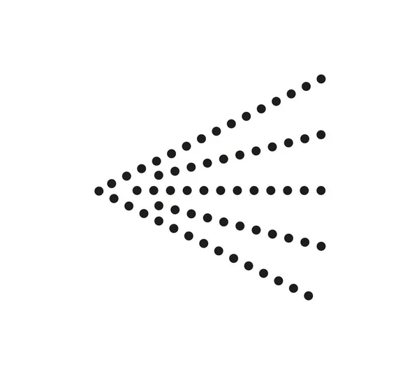 Sprühen Sie Dampf-Symbol für Wasser, Parfüm, Farbe oder Deo. Streuen Sie Gas oder Aerosoldunst. Sprühsymbol. Dampfdüse strömt. Vektor-Illustration isoliert auf weißem Hintergrund — Stockvektor