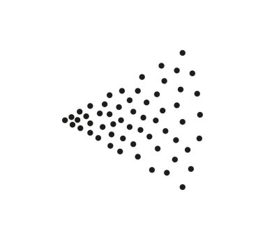 Su, parfüm, boya ya da deodorant için buhar ikonu sıkın. Gaz veya aerosol dumanı. Sprey sembolü. Buhar hortumu akar. Vektör illüstrasyonu beyaz arkaplanda izole edildi.