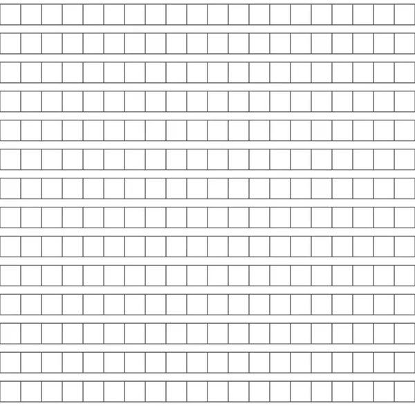 Τετράγωνο χωρίς ραφή μοτίβο χειρογράφου. Λευκό χάρτινο υπόδειγμα για το σχολικό σημειωματάριο. Χαρτί χειρόγραφο σελίδα. Σημειωματάριο για τη συγγραφή ιερογλυφικών. Επεξεργάσιμο εγκεφαλικό επεισόδιο. Εικονογράφηση διανύσματος σε λευκό φόντο — Διανυσματικό Αρχείο