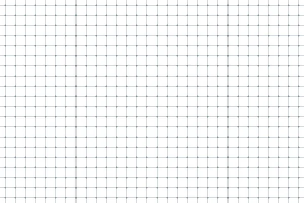 Dotted en lineair naadloos patroon voor bullet journal. Vierkante notitieblok papieren achtergrond. Zwarte punt en lijnen textuur. Net voor notebookpapier. Vector illustratie op witte achtergrond — Stockvector