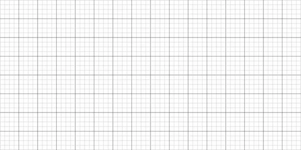 Vierkant papier naadloos patroon voor school notebook. Een papierrooster van een millimeter. Grafiek 4x4 per inch. Notebook voor het schrijven van hiërogliefen. Bewerkbare beroerte. Vector illustratie op witte achtergrond — Stockvector