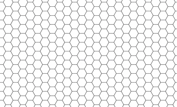Hexagon Honeycomb Seamless Pattern Honeycomb Grid Seamless Texture Hexagonal Cell — Stockvektor