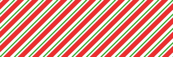 Christmas candy cane striped seamless pattern. Christmas candycane background with red and green stripes. Peppermint caramel diagonal print. Xmas traditional wrapping texture. Vector illustration.