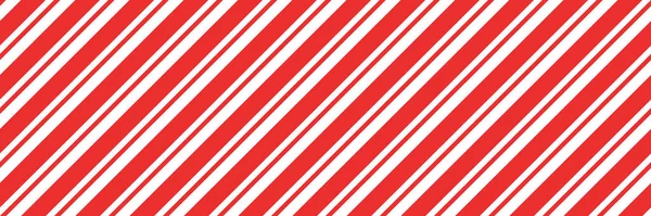 Christmas Candy Cane Striped Seamless Pattern Christmas Candycane Background Red — ストックベクタ