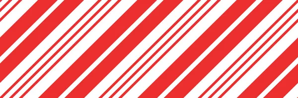 Christmas Candy Cane Striped Seamless Pattern Christmas Candycane Background Red — Image vectorielle