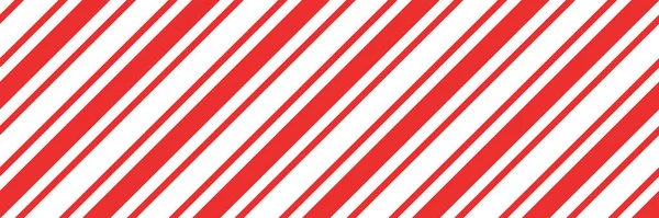 Christmas Candy Cane Striped Seamless Pattern Christmas Candycane Background Red — Stockvektor