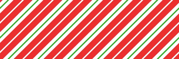 Christmas Candy Cane Striped Seamless Pattern Christmas Candycane Background Red — Stockvector