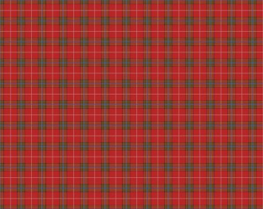 red background of plaid pattern